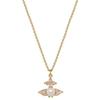 Feodora Hanger Fijne Ketting Messing 100% Messing Kubieke Zirconia Glas-Gebaseerde Parelketting Damesketting Goud 630203EP-02R988-R988