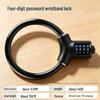 Five-Digit Anti-Theft Cable Lock for Mountain Bikes & E-Bikes