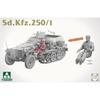 Takom 1/35 Sd.Kfz.250/1 Light Armored Personnel Carrier Plastic Model TKO2184
