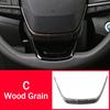 For Toyota Highlander XU70 Kluger     2024 Hybrid ABS Car Steering Wheel Panel Switch Button Cover Trim Stickers