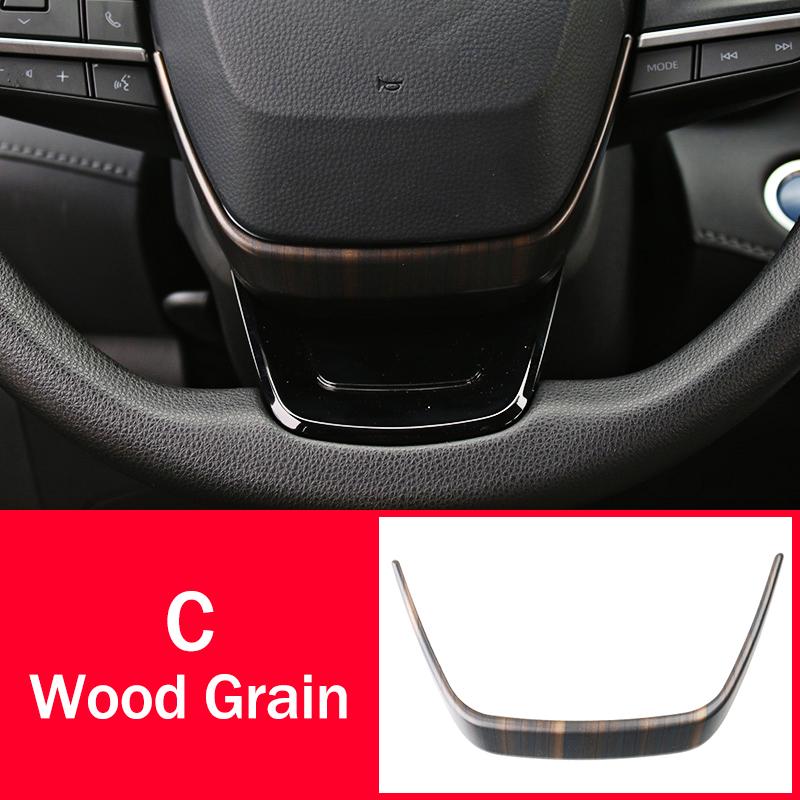 For Toyota Highlander XU70 Kluger 2024 Hybrid ABS Car Steering Wheel Panel Switch Button Cover Trim Stickers