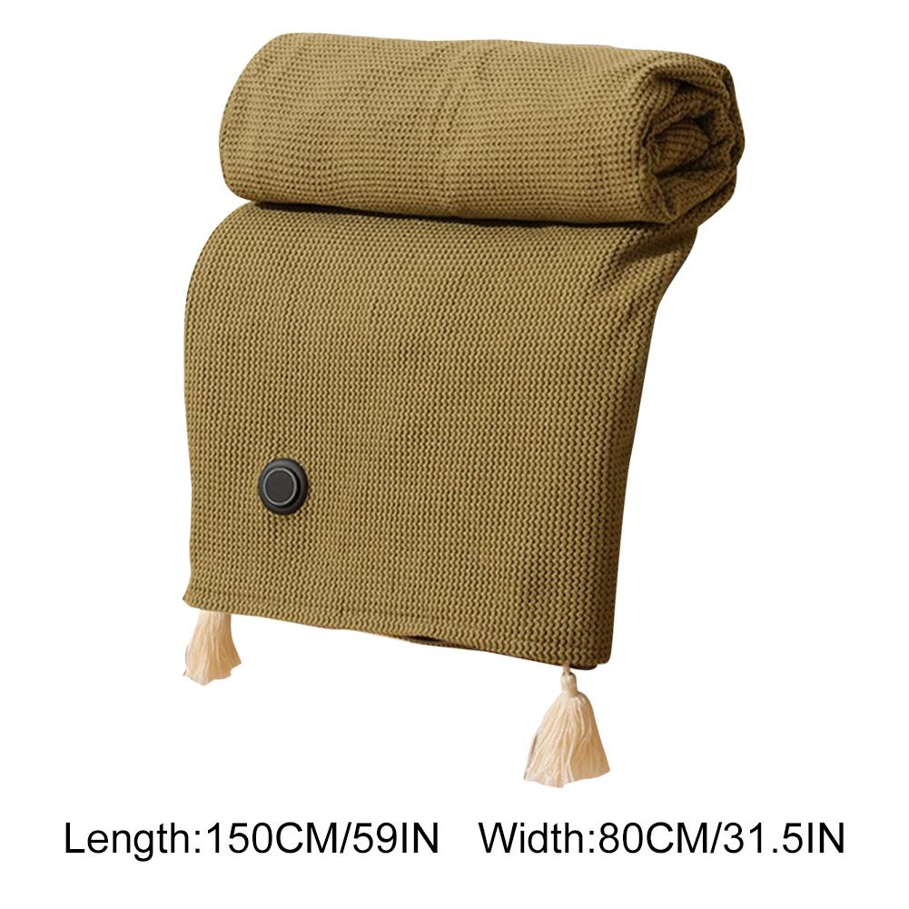 USB Heated Electric Blanket 3 Heating Levels USB Heating Winter Warm Blanket Home Office Outdoor Heating Mattres for Home Office