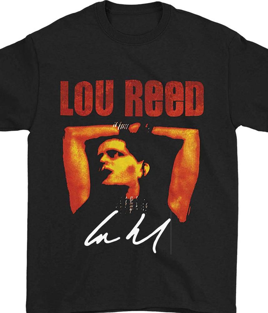 Lou Reed Signature Rock And Roll T Shirt All Size LL785 Unisex T-Shirt