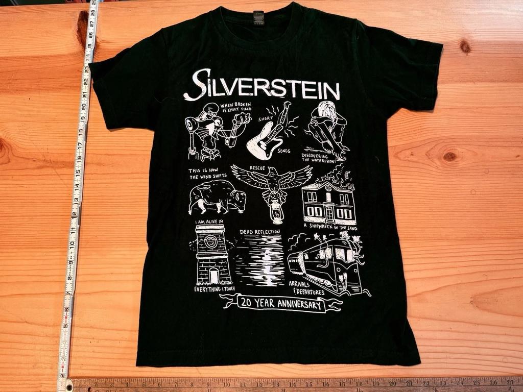 Vintage Silverstein 20-jähriges Jubiläum T-Shirt Alle Größen S bis 5XL 2F918