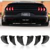 Tail Light Lamp Cover & Rear Bumper Lip Air Diffuser Valance Aero Foil Kitfor Ford Mustang 2018 2019 2020 2021 2022 2023+