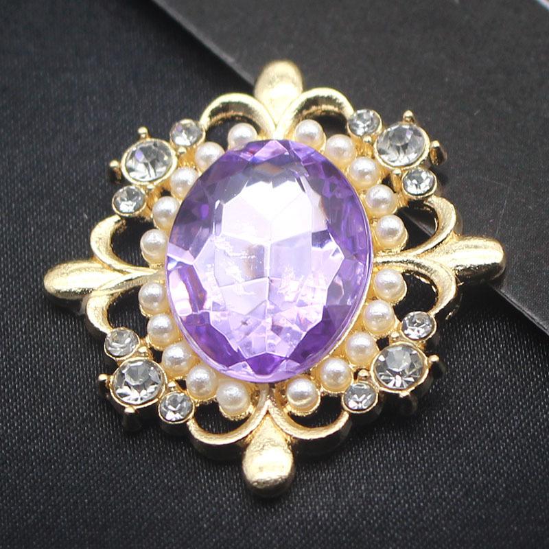 29*32Mm Exquisite Alloy  Buckle Bowknot Hair Accessories Material Accessories Wedding Invitation Decoration