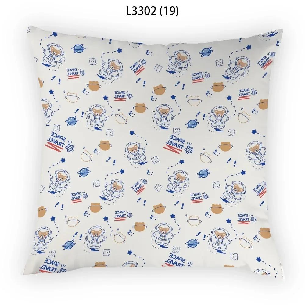 

Простой Маленький Животный Мультяшный Современный Домашний Декор Дивана Наволочка для Подушки Офисное Художественное Украшение 66x66cm розовый