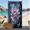 Asciugamano da Spiaggia Stampato Bayern Monaco Asciugamano Morbido ad Asciugatura Rapida Coperta da Spiaggia Rettangolare Grande Portatile per Viaggi Piscina