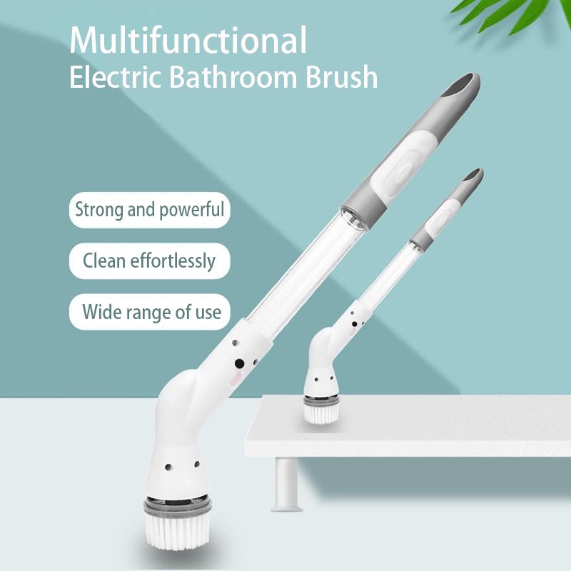 Multifunctional Electric Cleaning Brush USB Charging Bathroom Wash Brush Kitchen Cleaning Tool Household Cleaning Brush