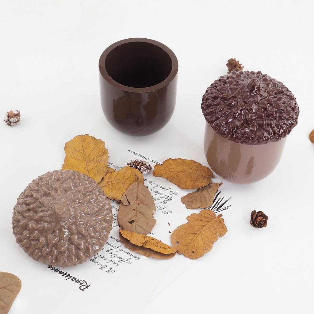 Pinecone Storage Jar DIY Dropper Gypsum Silicone Mold