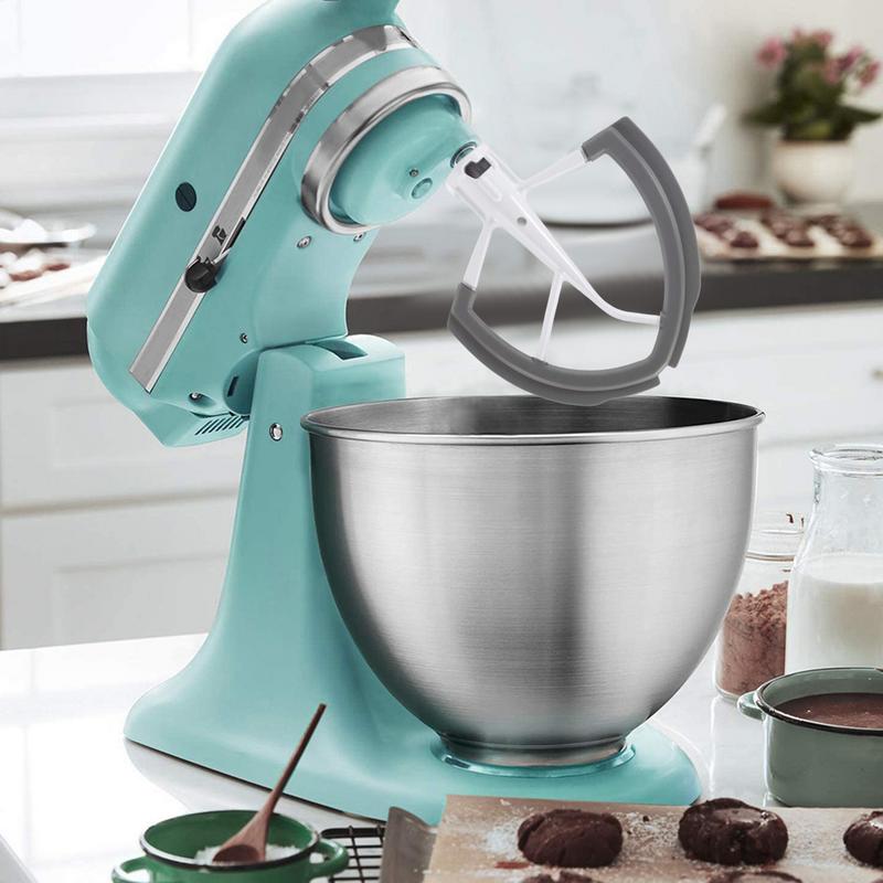 

Flex Edge Beater 6 Quart Kitchen Edge Beater Paddle Flexible Bowl Scraper Versatile Stand Mixer Accessory For Pie Crust Cream China Mainland