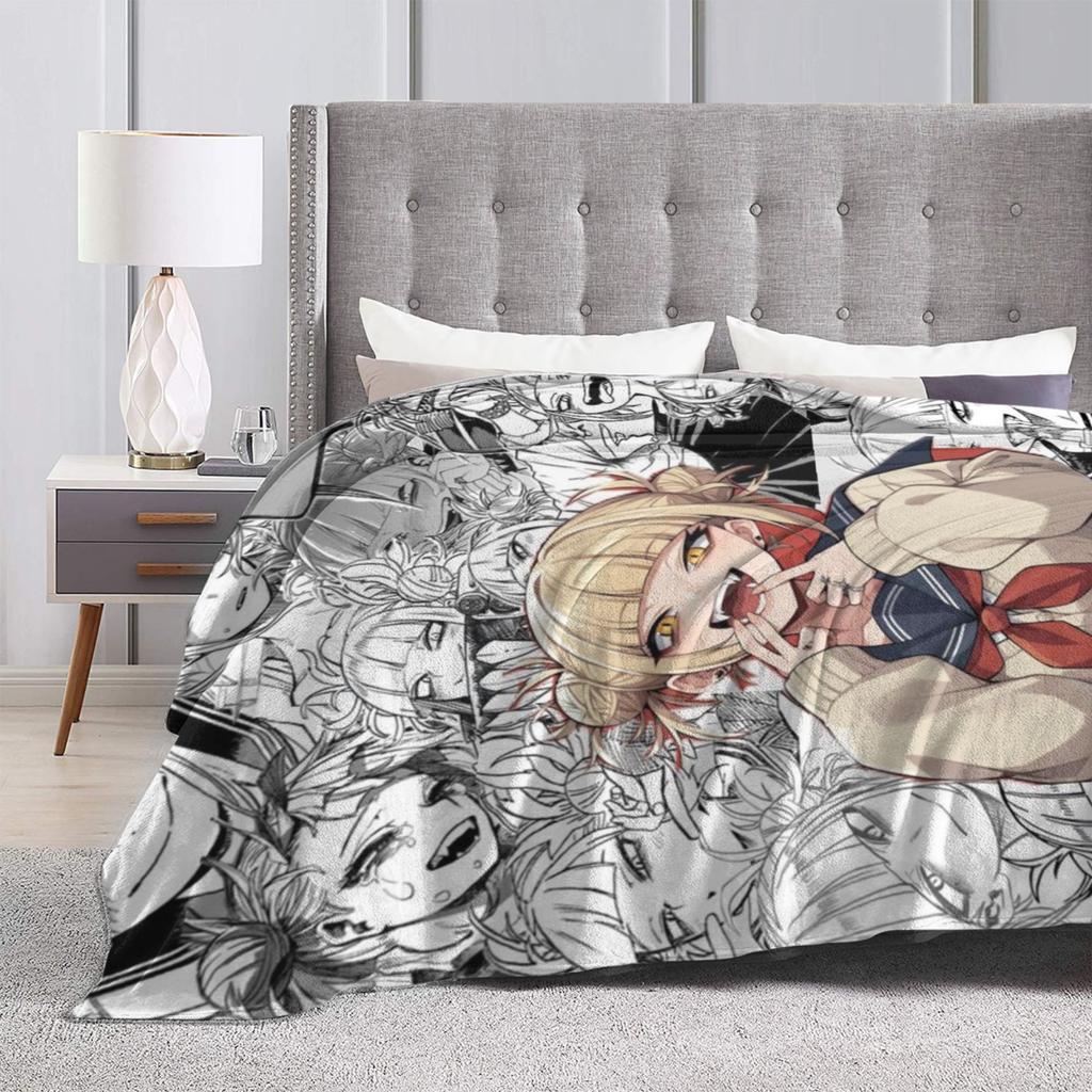 Super Soft My Hero Academia Himiko Toga Throw Blanket Premium Flannel Fleece Bed Blanket Super Cozy Bedspread All Season Use