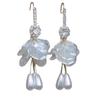 Elegant Pearl Petal Tassel Earrings - Versatile, Unique Design for Women, Perfect for a Stylish, Fashionable Look
