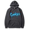 Wish2026 New Cookies Printed Fleece Men's Autumn and Winter Thick Sweater Hoodie