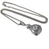 Vintage Distressed Universal Fishtail Clasp Thai Silver Necklace for Men and Women