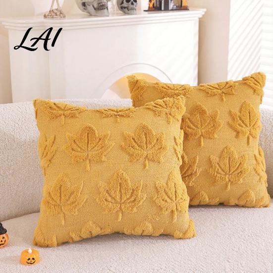 Ghost Throw Pillow Case Plush Pumpkin Cushion Cover Halloween 18 X Inch Seasonal Bedroom Cover Cute Soft for Spooky Season Cozy Fall Home