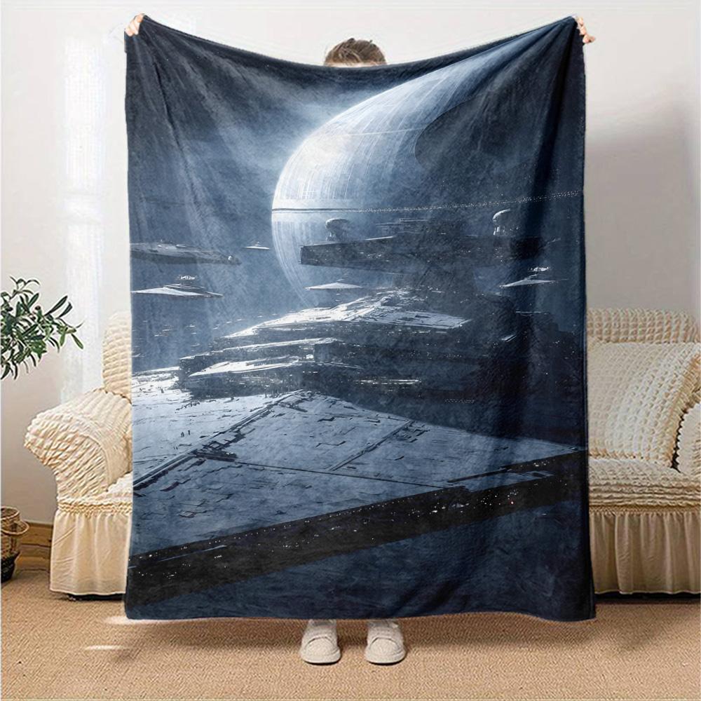 Star Wars Blanket Durable Comfort Great for Picnics Bedding Office All-Season Use Playful Design Perfect Gift for Relatives and Friends