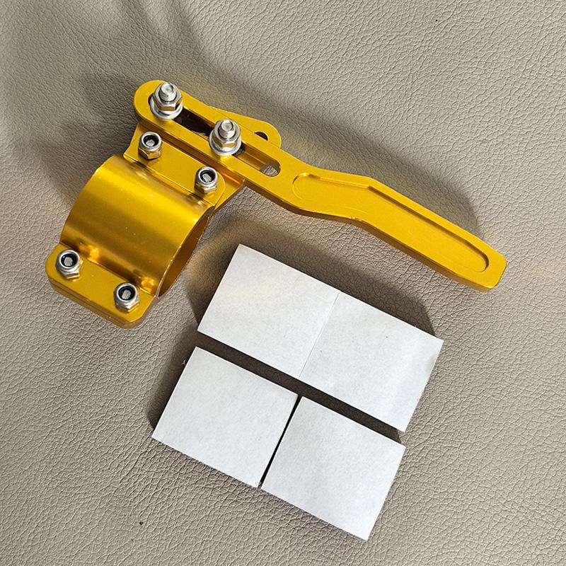 Universal Aluminium Car Styling Adjustment Steering Wheel Turn Rod Extension Turn Signal Lever Position Up Kit for Cars Trucks золотистый