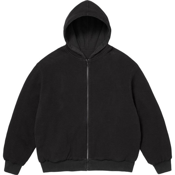 Supreme Reversible Work Zip Up Hooded Sweatshirt Black