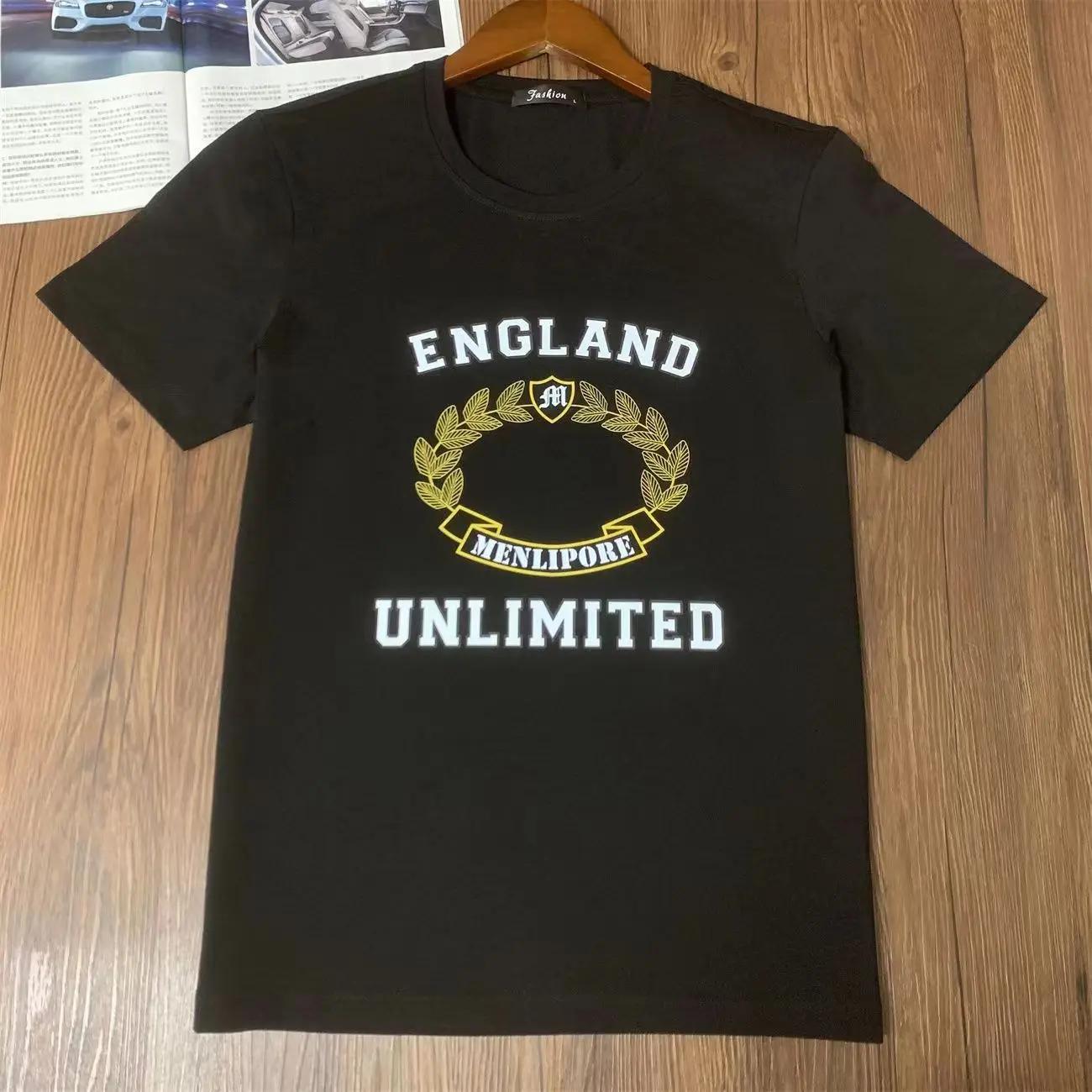 

Модная футболка для мужчин и женщин, роскошная брендовая футболка с коротким рукавом, дизайнерская футболка, топы в стиле хип-хоп, футболка Y2k, летняя уличная одежда 2024 года XXXXXL чёрный