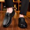 Sandals Men'S Leather Breathable Hollow Business Casual Men'S Leather Shoes Soft Sole Non-Slip Hole Men'S Shoes
