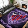 Crystal Velvet Rug Custom Name Text, Soft Non Slip Floor Mat Home DecorAthletic Bilbao FC