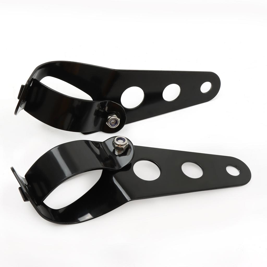 Universal For Honda Kawasaki Bobber Racer KZ1000 1100 KZ550 KZ650 26mm-37mm Fork Tube Motorcycle Headlight Mount Bracket