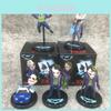 Chevalier Noir Joker Jack-in-the-box Jouets Ensemble Complet de 5 Figurines en PVC