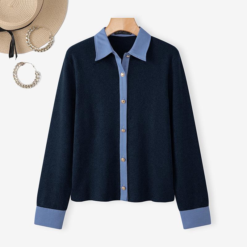 ZANZEA Women Casual Turn Down Collar Loose Long Sleeve Blouse