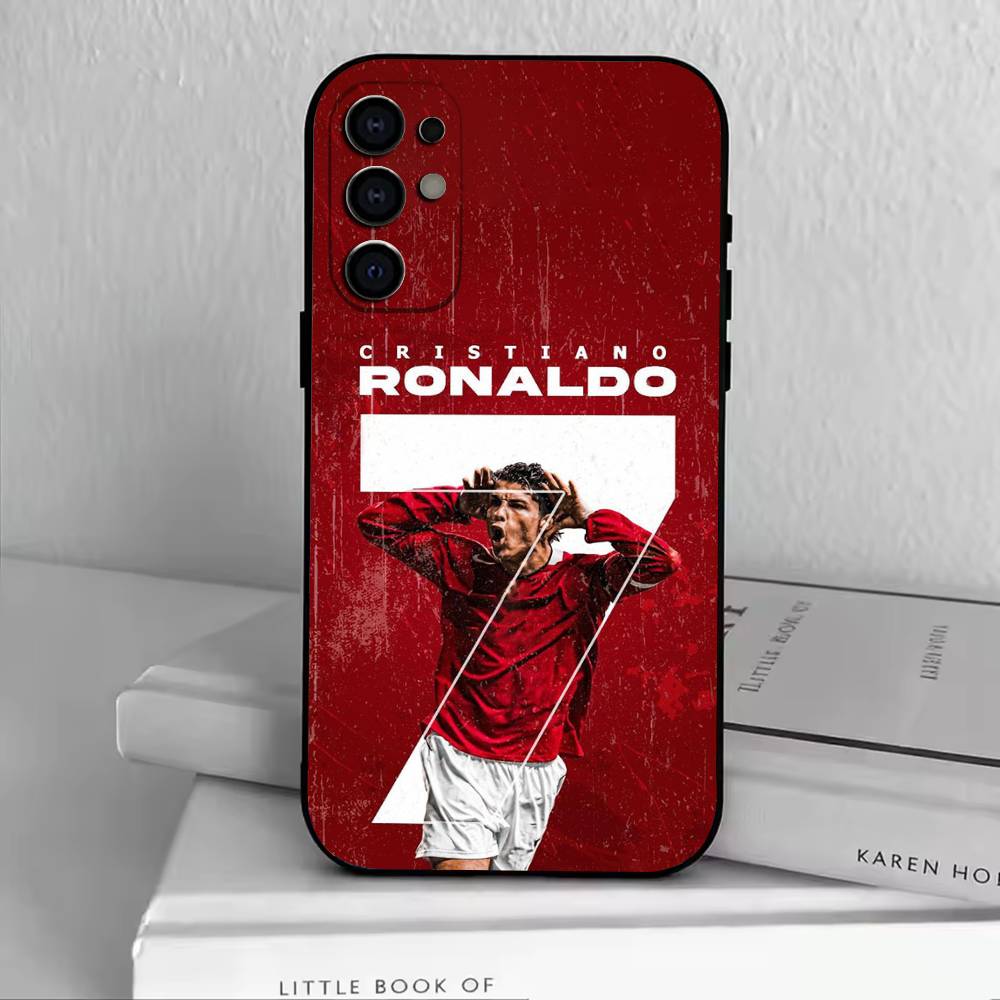 D-Cristiano Ronaldo Pouzdro na telefon Černý silikon Měkké Pro Samsung S25,S24,S21,S22,S23,S30,Ultra,S20,Plus,Fe,Lite
