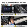 Interior TPU Film for Toyota Corolla Cross     2024 Car Protective Sticker 10.5in Navigation Screen Anti-scratch