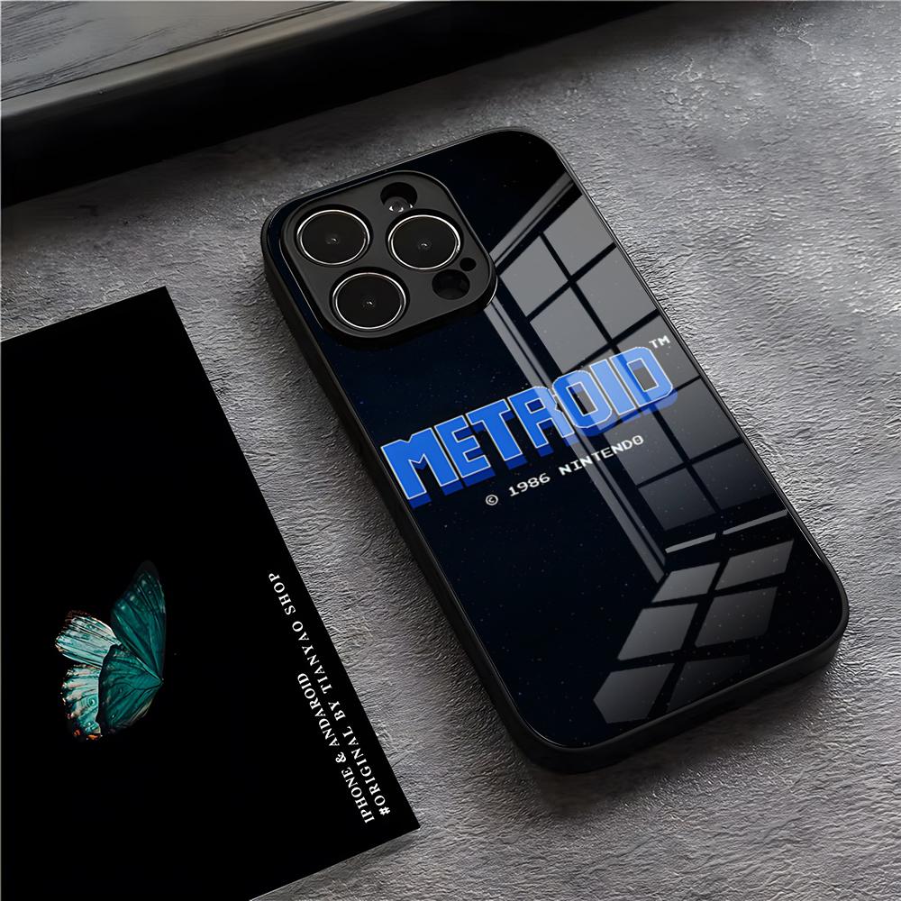 Game Metroid Phone Case For IPhone 17 Pro Max 15 Pro 16 14 Plus 12 13 Mini 11 Pro Shockproof Glass Cover
