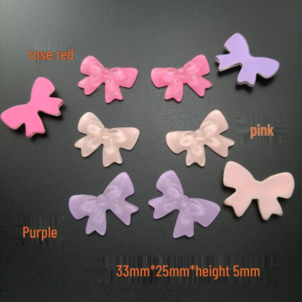 DIY Resin Bow Jewelry, Hair Clips & Claws, Phone Case Fabric, Refrigerator Magnet Materials