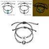 Moon And Sun Stone Beaded Bracelet With Electroplated Finish For Women Gift