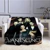 EvaneScence Band Retro Bedruckte Decke Mode Warme Decken Flanelldecke Bettwäsche Haus Reise Decken Geburtstagsgeschenk