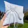 Polyester Wedding Ring Pillow Ribbon Decoration Wedding Ring Holder  Wedding Ceremony