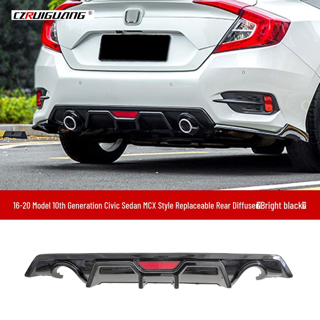 Kit de Carroceria Difusor Traseiro e Splitter Frontal para Civic 10ª Geração