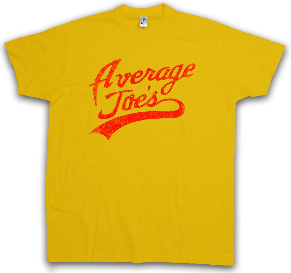 AVERAGE JOE GYMNASIUM II T-SHIRT Gym Fitness Dodgeball Symbol Logo Sign Team S