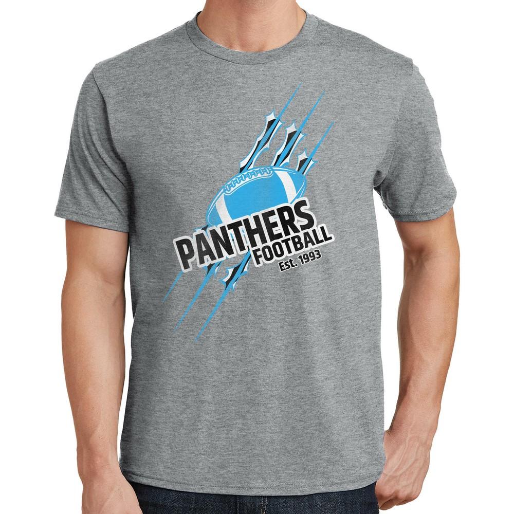 Panthers Football T Shirt 03181 2XL