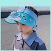 Childrens Sun Hat With Large Brim And Builtin Fan For Summer Protection And Comfort