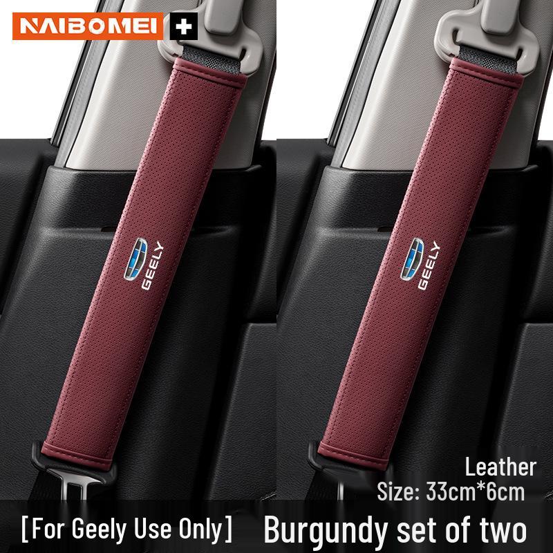 Geely Car Seat Belt Shoulder Protector for Xingyue, Binyue, Emgrand, Borui, Geometry ICON