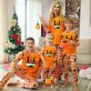 Halloween Print Cute Family Matching Sets Pajamas, Loungewear Outfits,Family Matching Long Sleeve Tops Pants Set