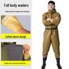 Full Body Waterproof Waders with Skin Suit & Water Shoes for Fishing and Reservoir Activities