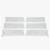 Marine Trailer Bunk Slide Pads With End Caps for Boat Trailers ABS Material Strong & Corrosion Resistant for 3X10 Inch