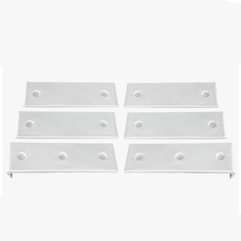 Marine Trailer Bunk Slide Pads With End Caps for Boat Trailers ABS Material Strong & Corrosion Resistant for 3X10 Inch
