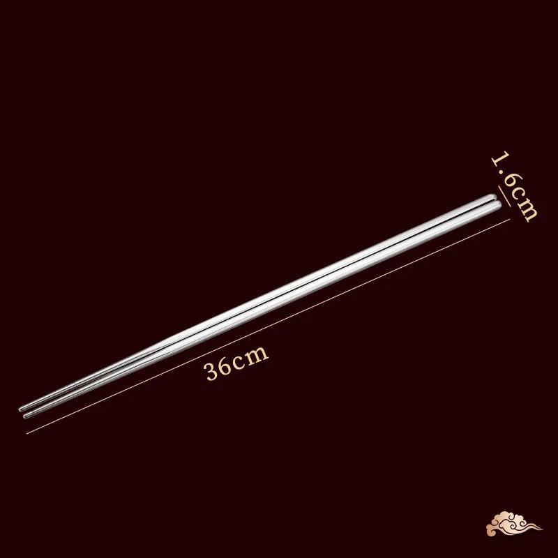 

Длинные палочки из нержавеющей стали, термостойкие, удлиненные палочки для жарки, коммерческие термостойкие палочки для хот-пота A