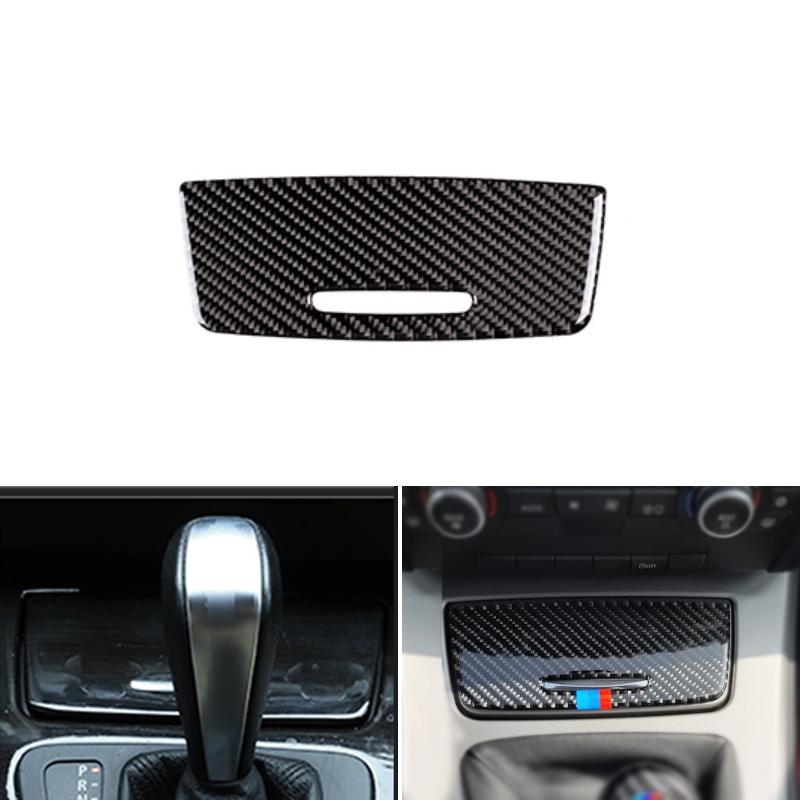 

Для BMW 3 серии E90 E92 2005-2009 2010 2011 2012 углеродное волокно салона автомобиля с центральным управлением крышка прикуривателя