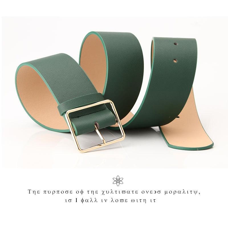 New Arrival High-End Trendy Belt- Wide Coat & Sweater Accent Sash Fashionable Minimalist Versatile Women's Decorative Belts