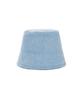 Bajal Va Studded Non-Washed Denim Drop Bucket Hat Light Indigo