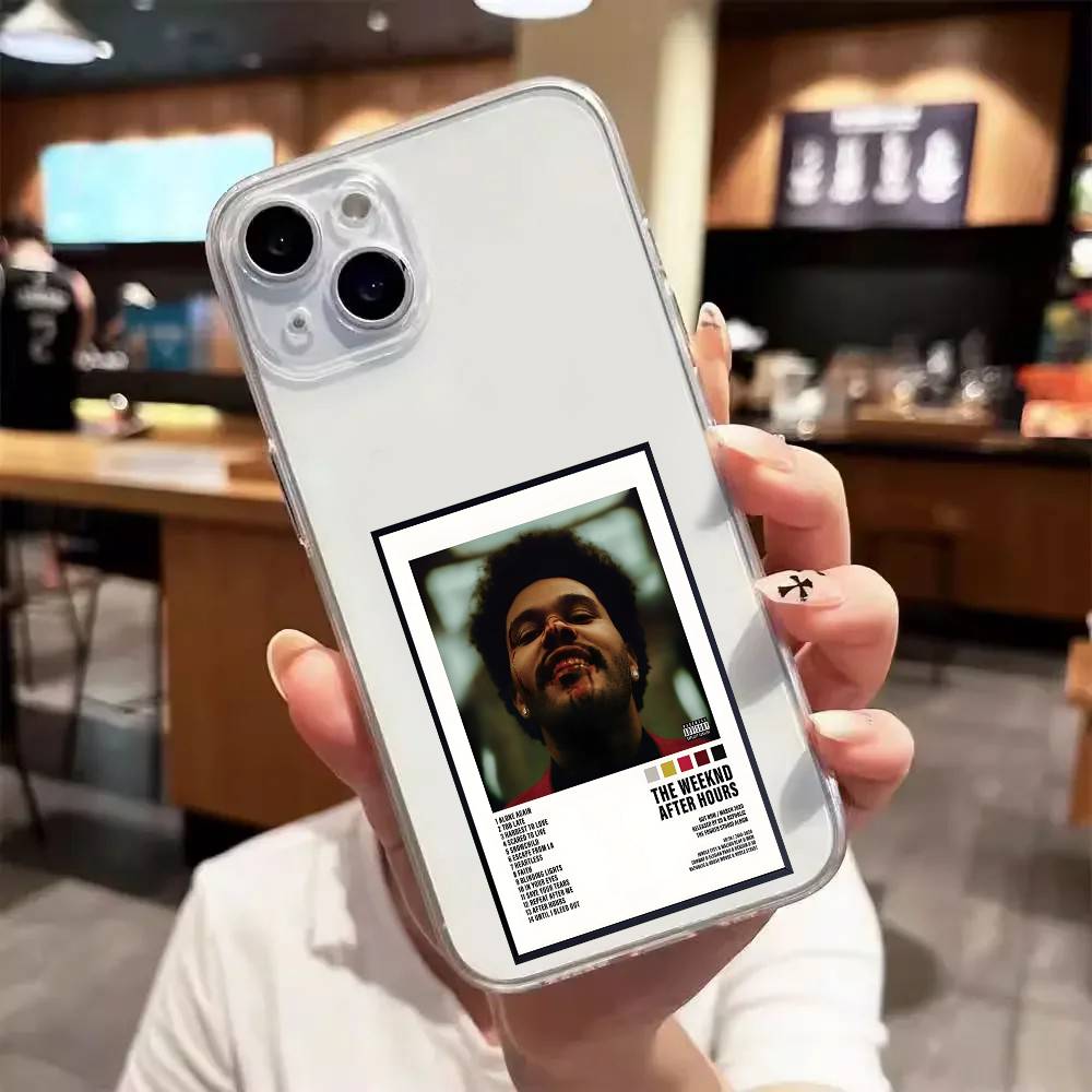 

Новый Роскошный Прозрачный чехол для телефона The Weeknd для iPhone 17 16 15 Pro Max 14 13 12 11 iPhone 15